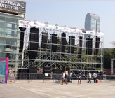 لایه داربست بلندگو در فضای باز به طول 4 متر برای صحنه جشنواره موسیقی
