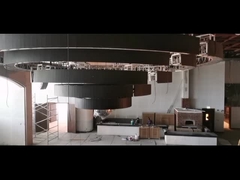 آلیاژ آلومینیوم حرفه ای روشنایی دایره ای برقی لیفت تراش برای باشگاه