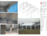 چادر ساختار آلومینیومی تک لایه / چادر عروسی مهمانی خانه متحرک 20 * 30 متر