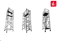 Layer Truss Bench Structure 6082 Aluminium Ladder Work Painting Painting برج داربست