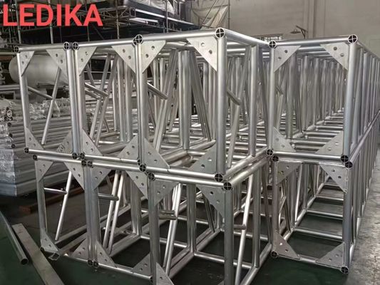 SQB5276 سنگینی دوامدار آلومینیوم مربع جعبه روشنایی Truss پیچ Truss